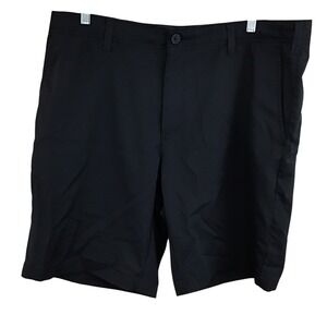 BCG Mens Black Performance Golf Shorts Size 36W Stretch 4-Pocket Active